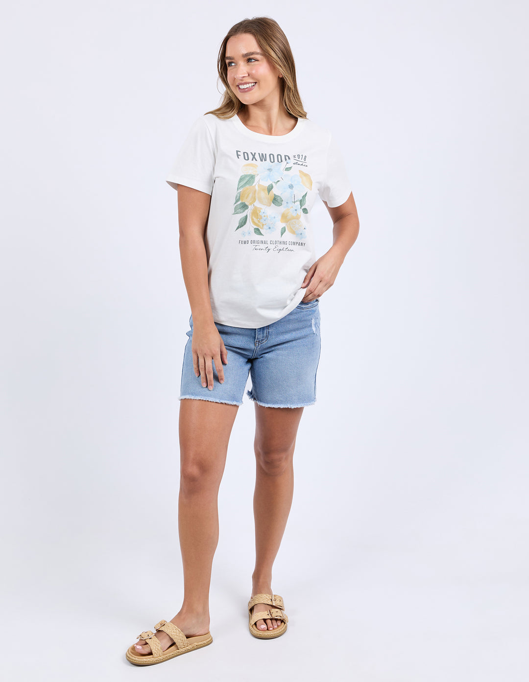 Foxwood | Limoncello Tee Vintage White