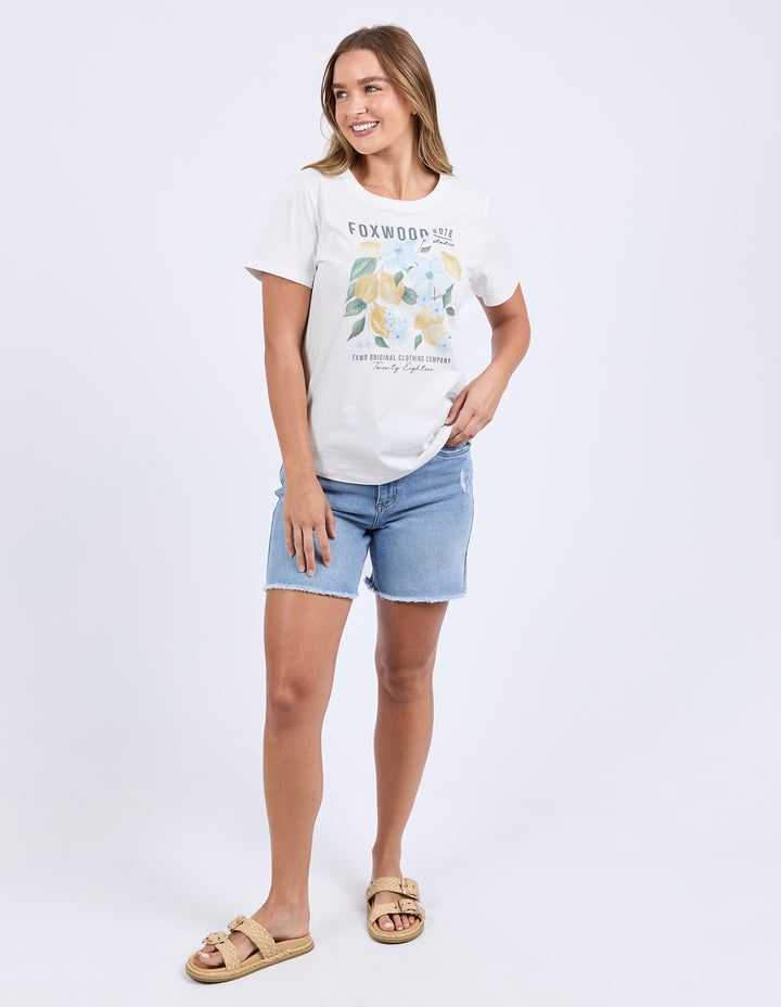 Foxwood | Limoncello Tee Vintage White