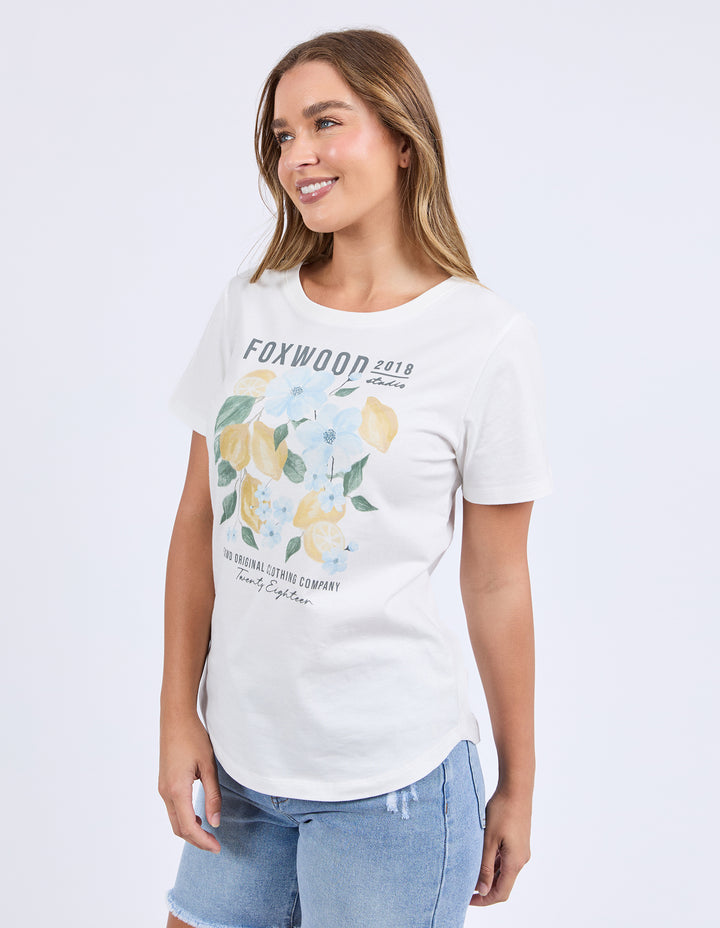 Foxwood | Limoncello Tee Vintage White