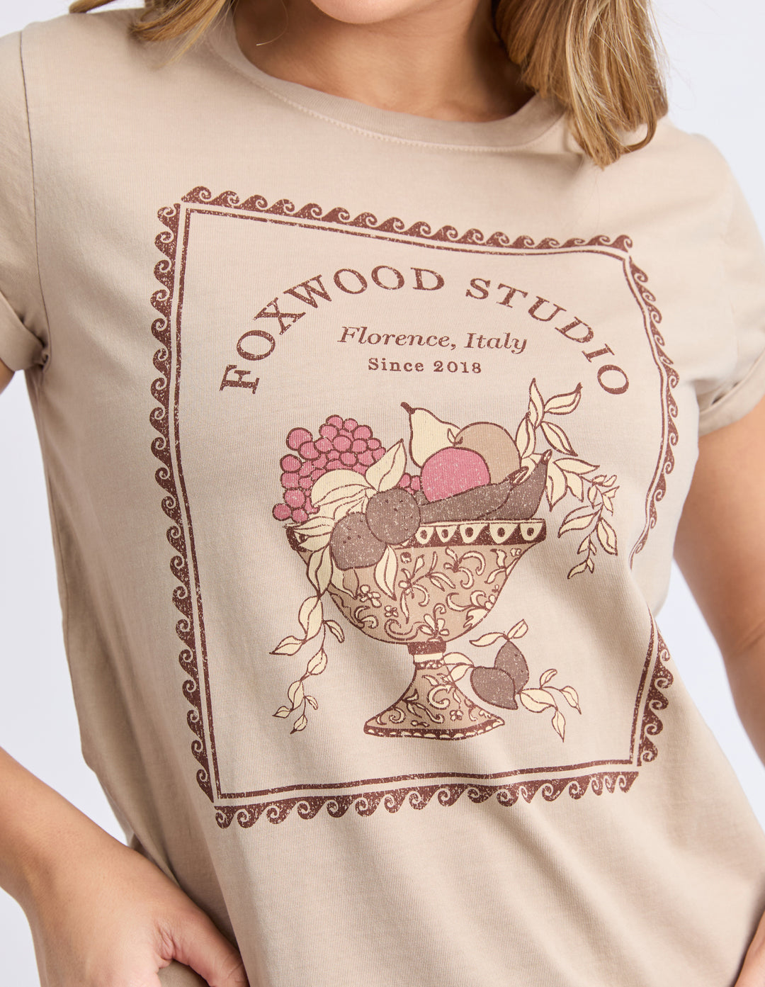Foxwood | Florence Tee - Oatmeal