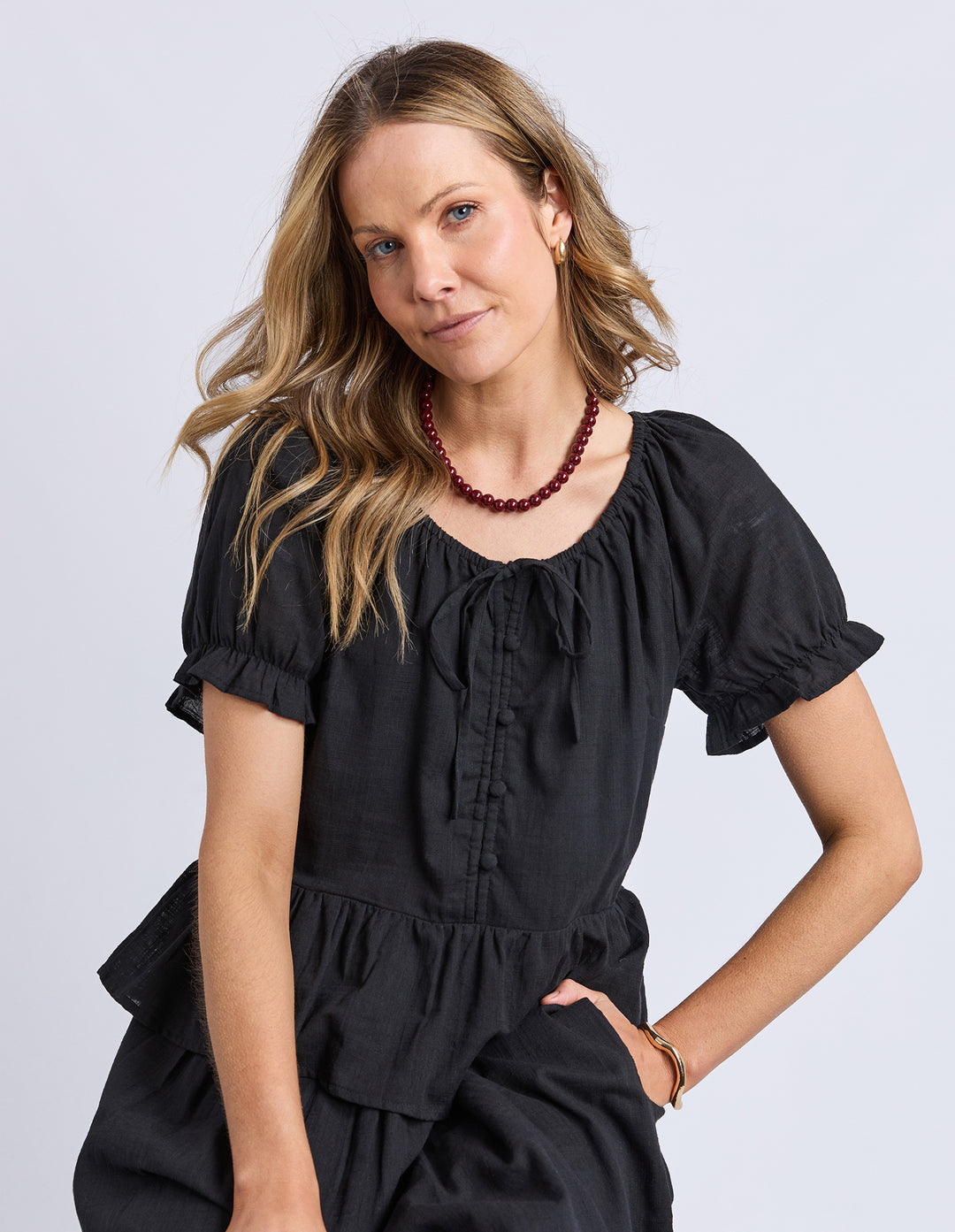 Foxwood | Tiana Top - Black