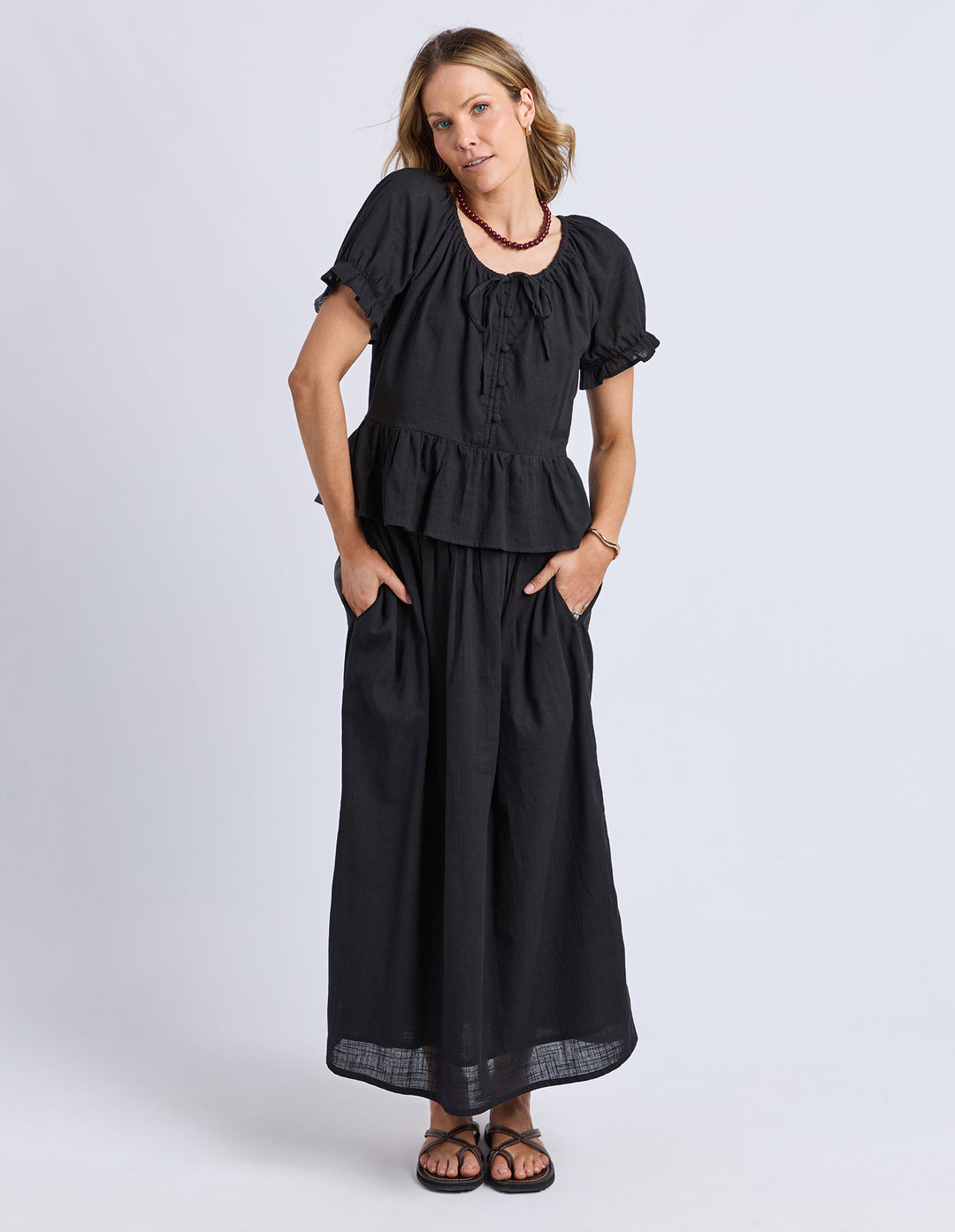 Foxwood | Tiana Top - Black