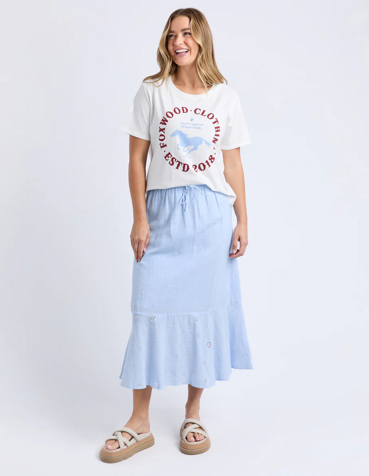 Foxwood | ESTD 2018 Tee - Vintage White