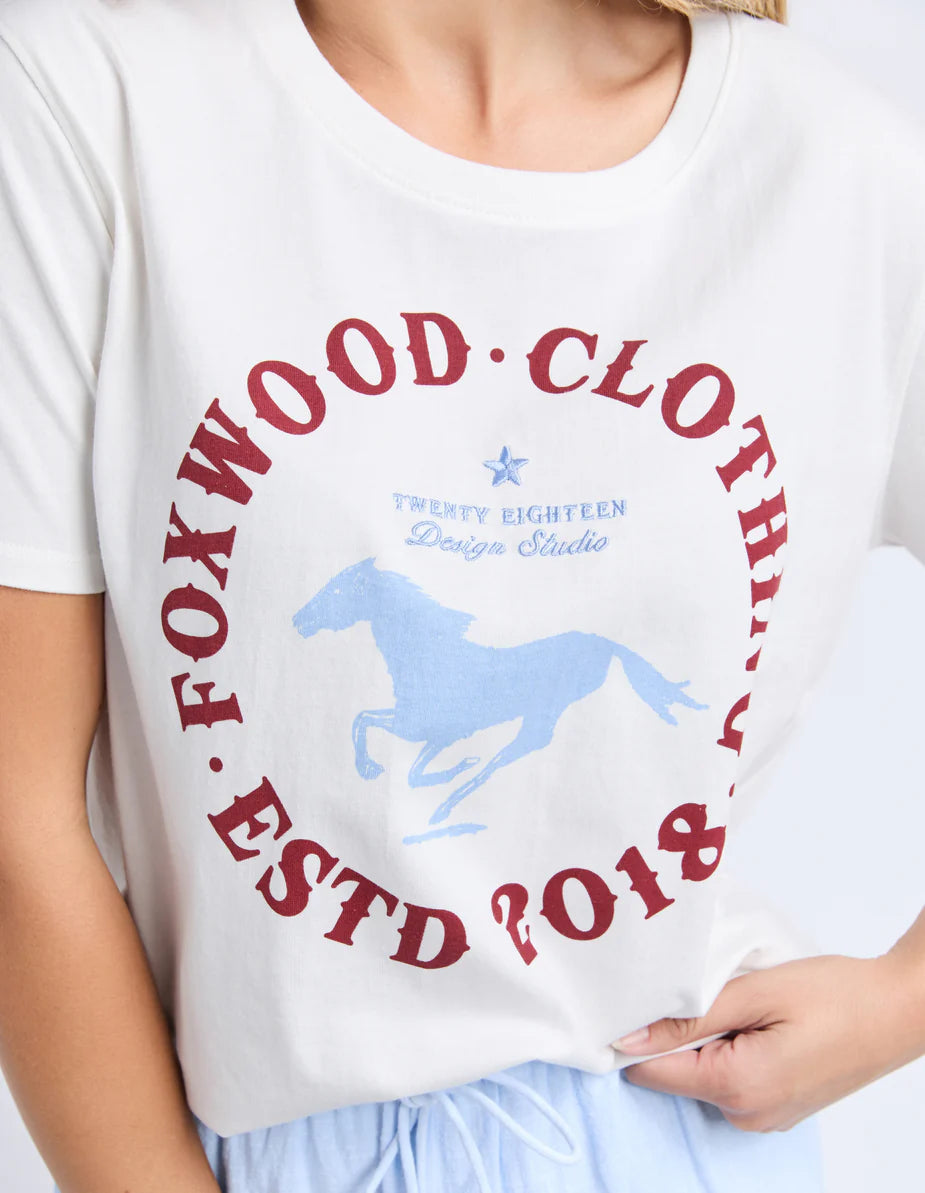 Foxwood | ESTD 2018 Tee - Vintage White