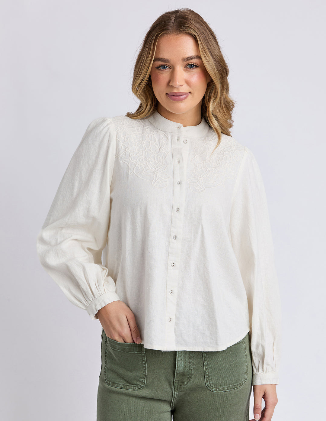 Foxwood | Eleanor Top - Vintage White