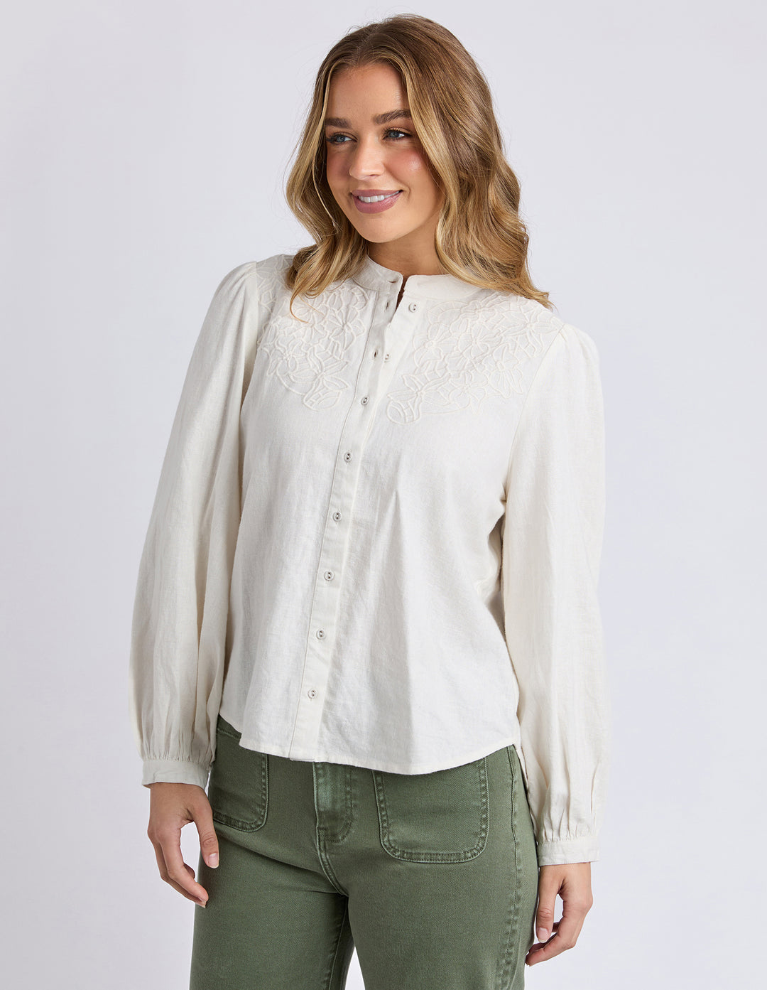 Foxwood | Eleanor Top - Vintage White