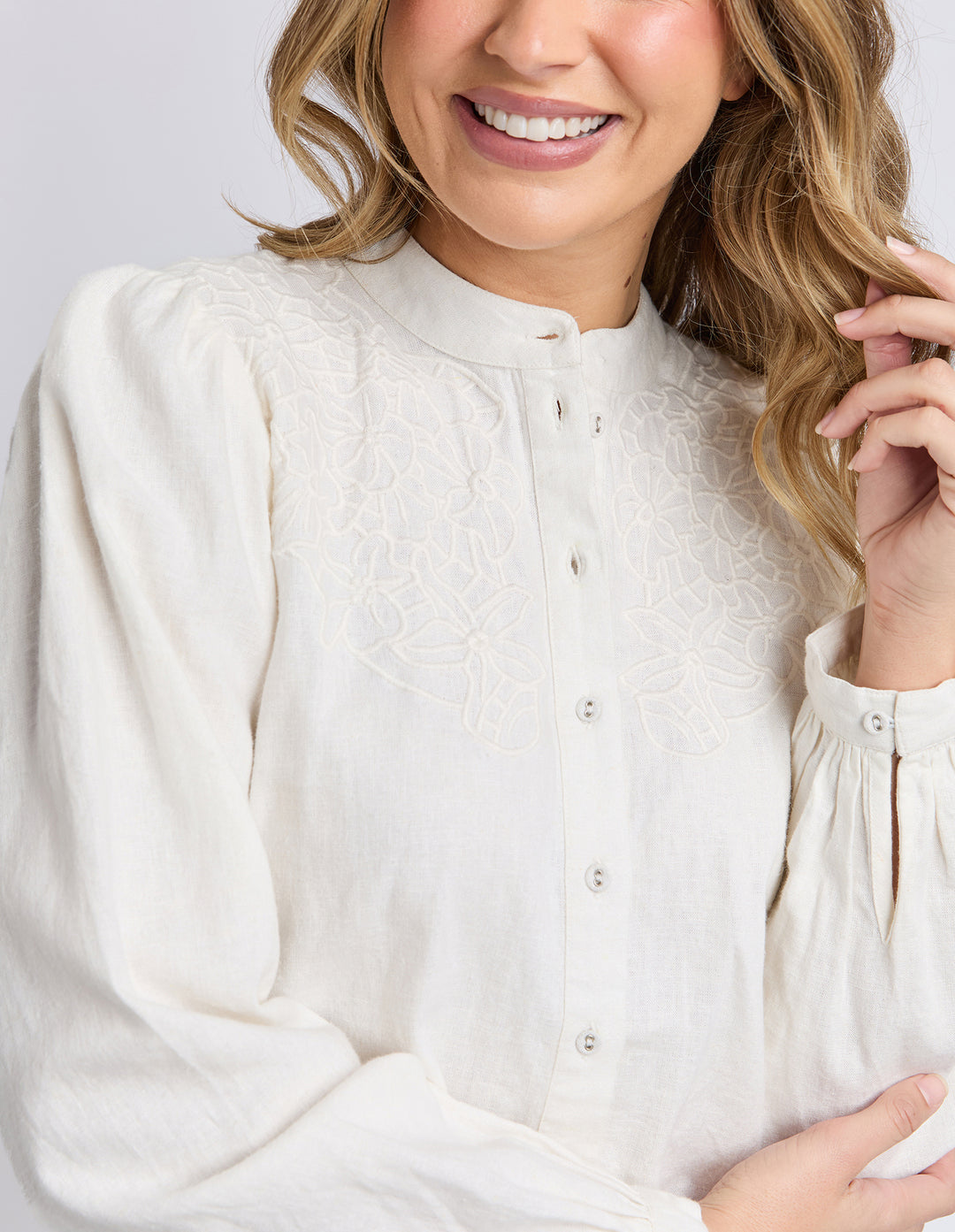 Foxwood | Eleanor Top - Vintage White