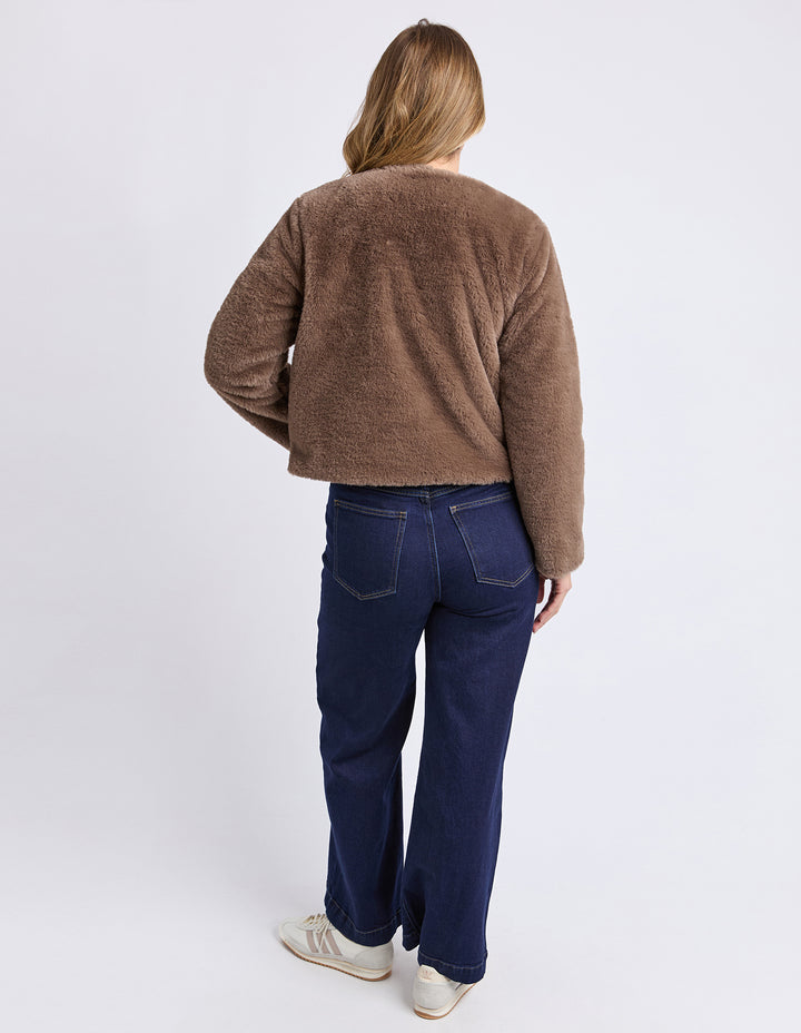 Foxwood | Sofia Fur Jacket - Mocha