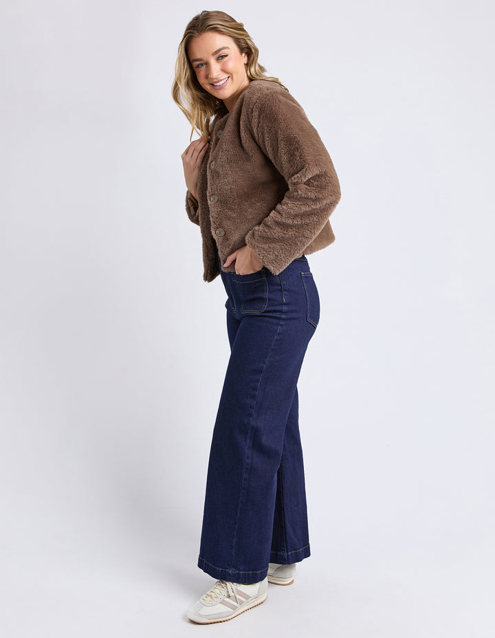 Foxwood | Sofia Fur Jacket - Mocha