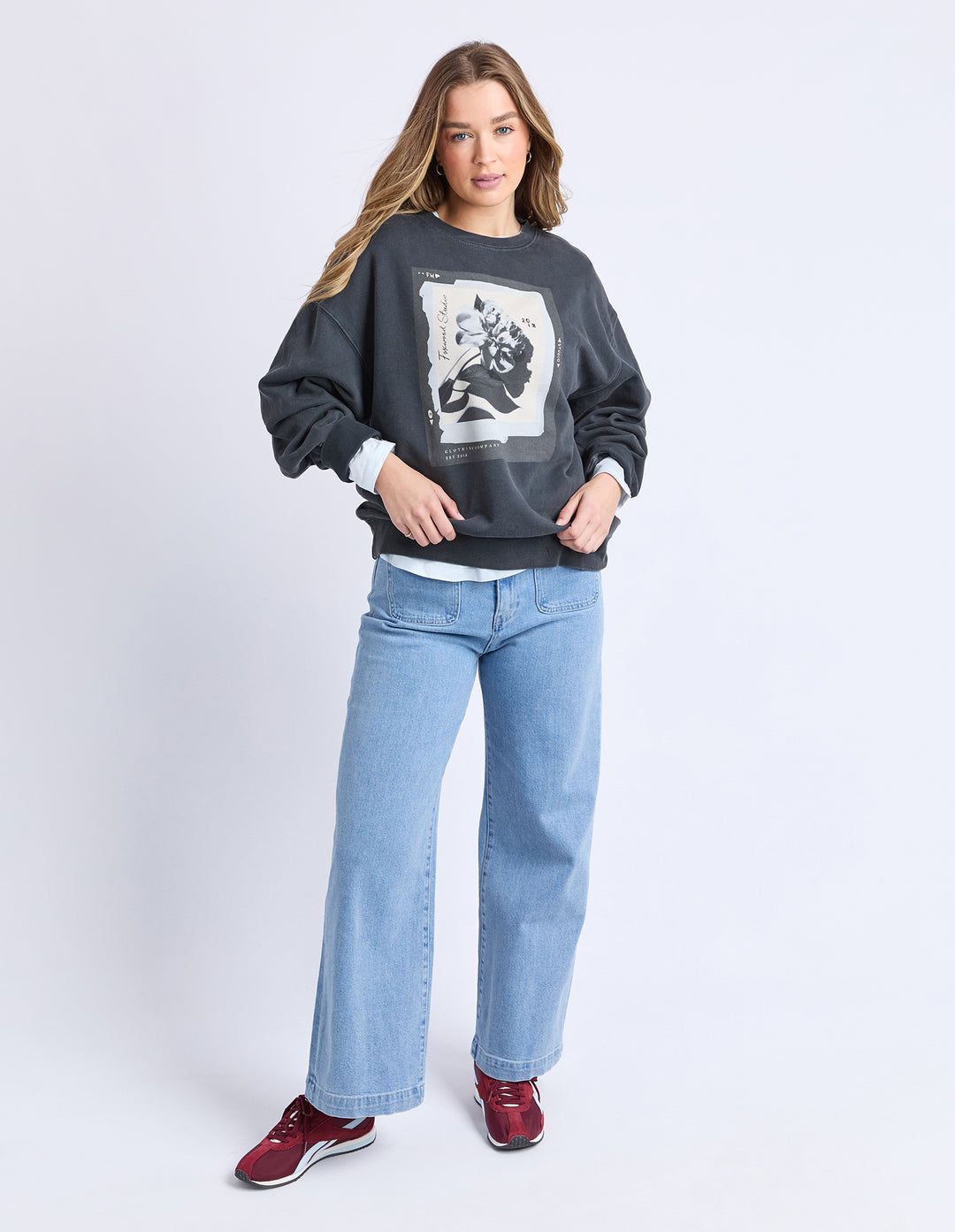 True Bloom Crew - Charcoal
