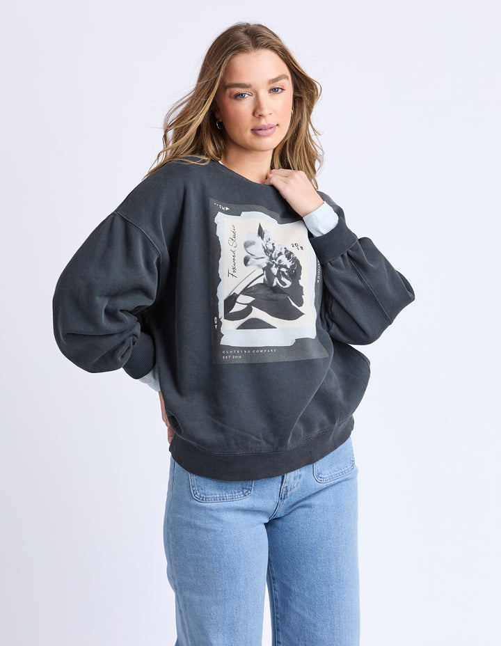 True Bloom Crew - Charcoal