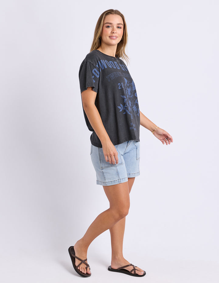 Botanical Garden Tee - Washed  Black