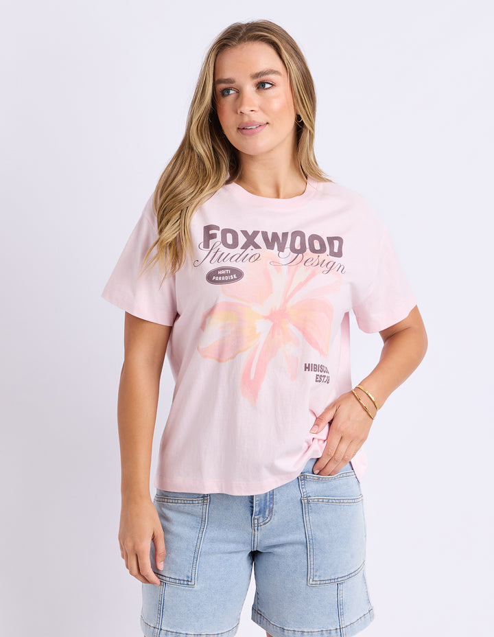 Hibiscus Tee - Ballerina Pink