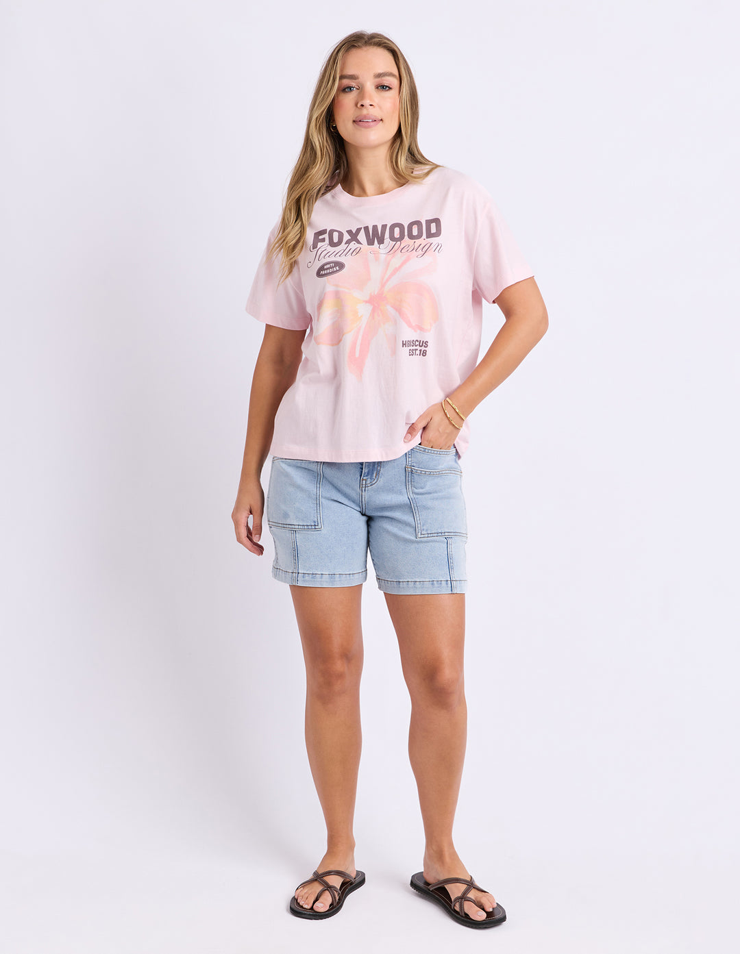 Hibiscus Tee - Ballerina Pink