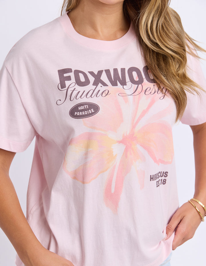 Hibiscus Tee - Ballerina Pink