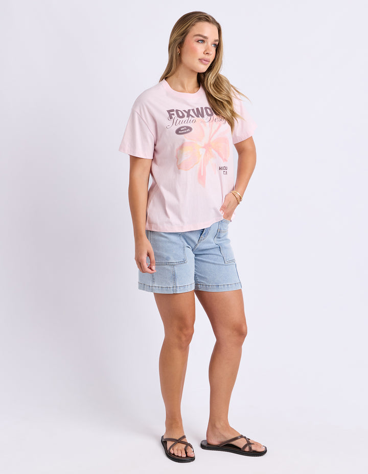 Hibiscus Tee - Ballerina Pink