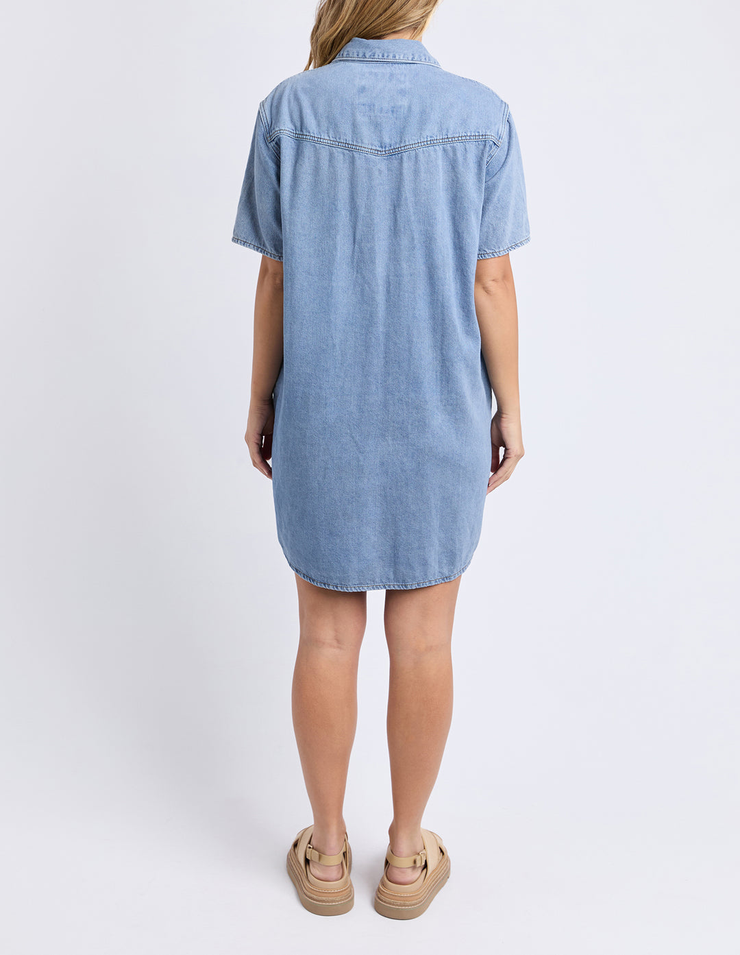Foxwood | Sorcha Denim Dress - Light Blue