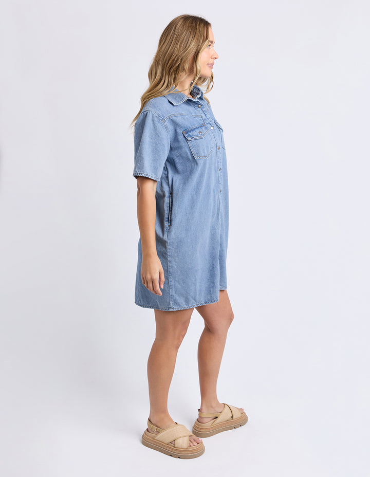 Foxwood | Sorcha Denim Dress - Light Blue