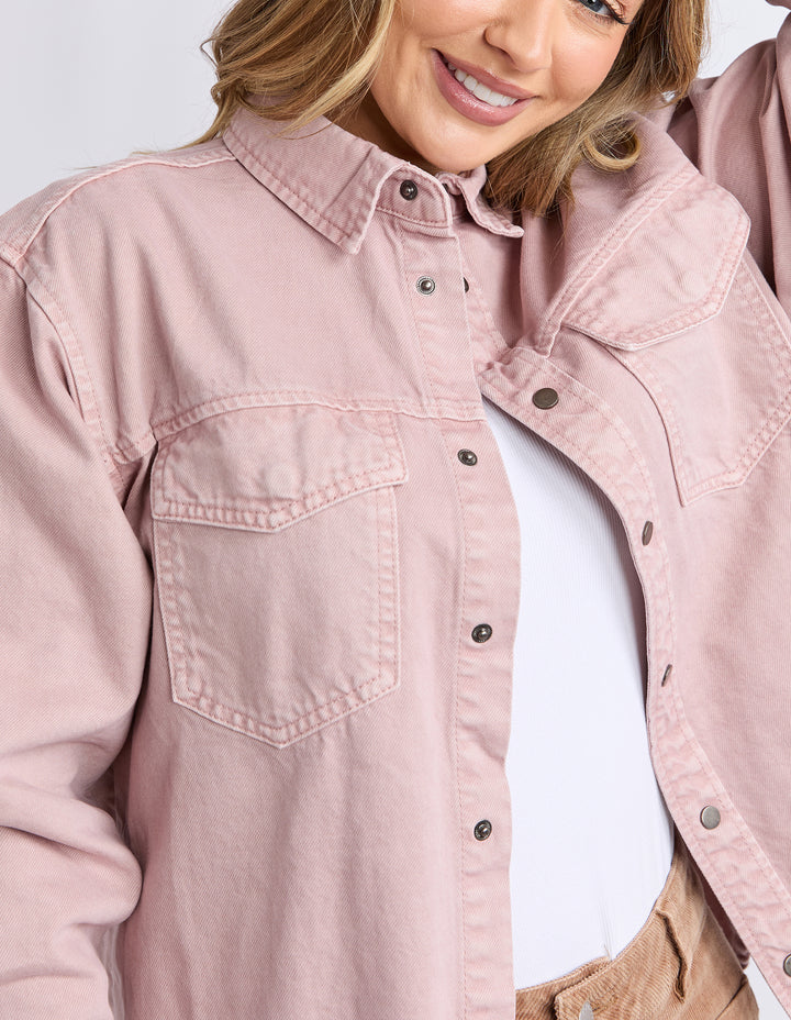 Foxwood | Daisy Overshirt - Woodrose