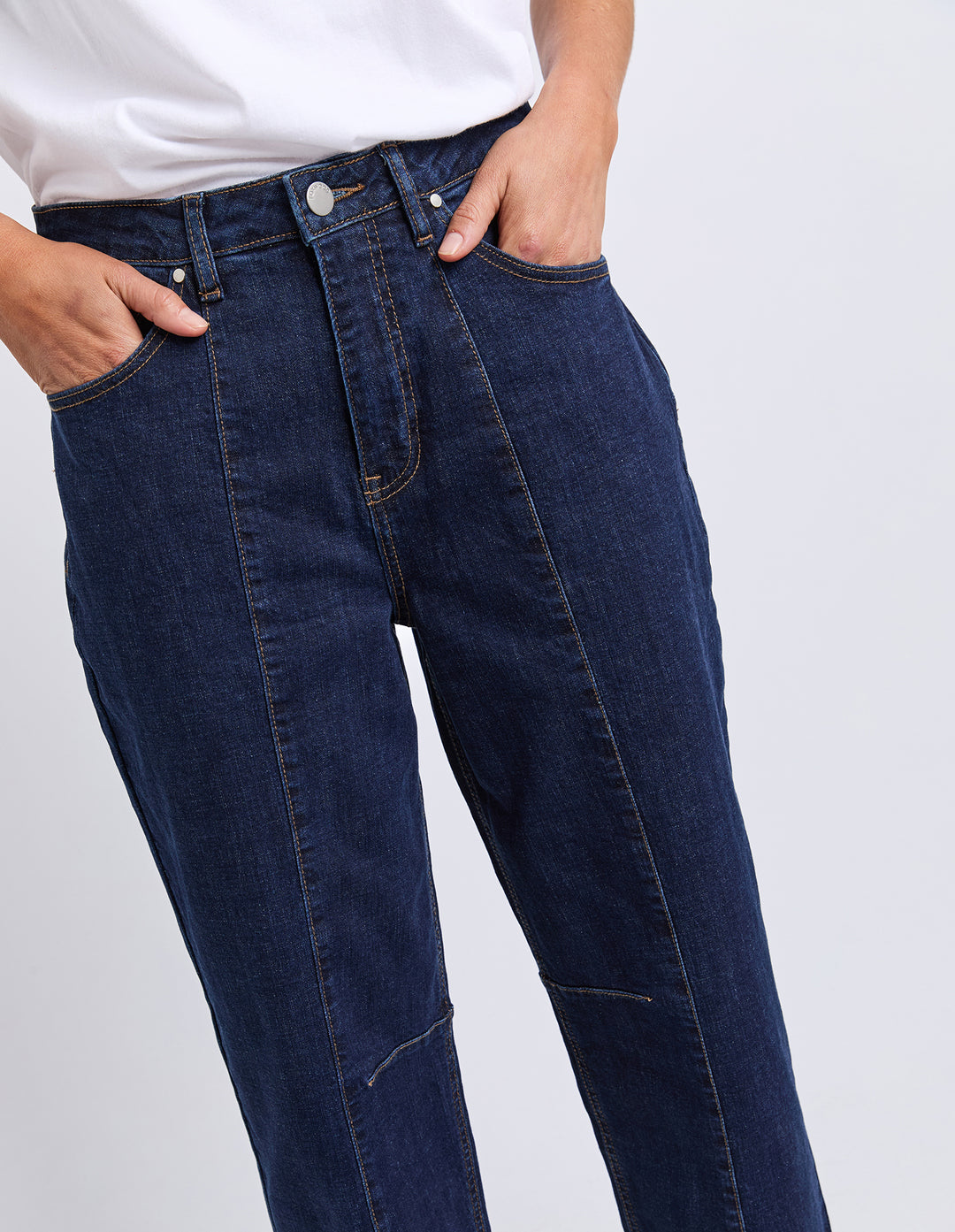 Foxwood | Ambrose Barrel Jean - Indogo Denim