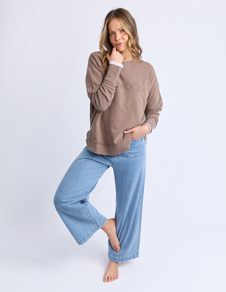 Foxwood | Simplified Crew - Chocolate Brown