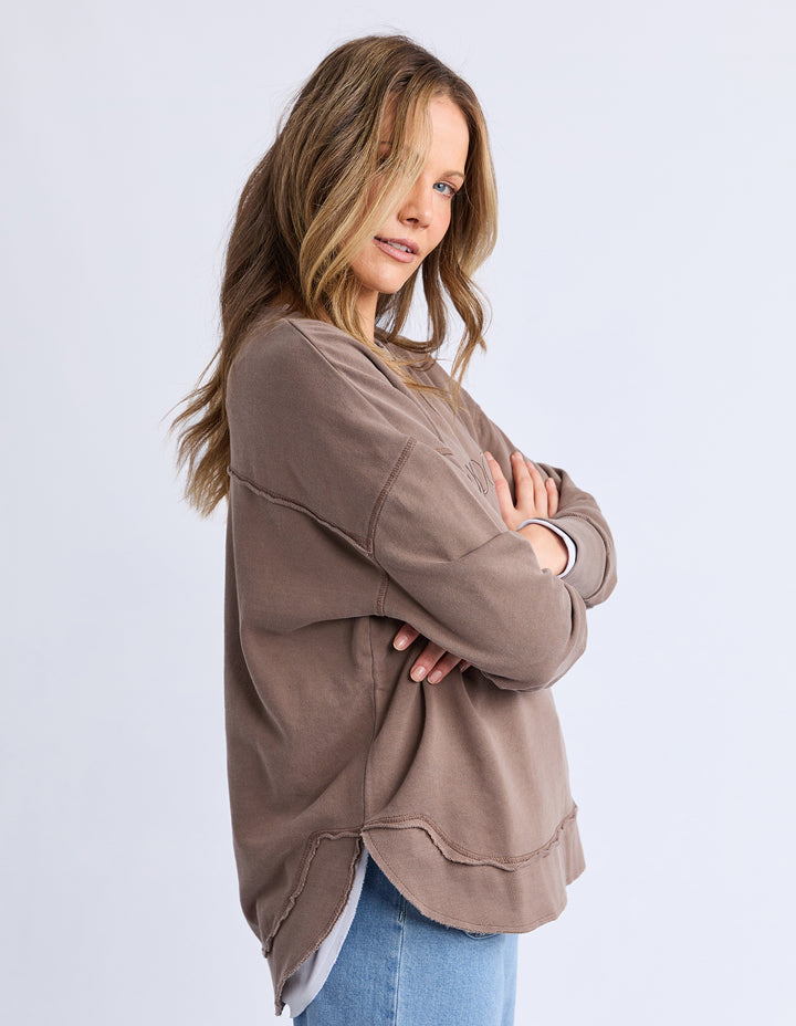 Foxwood | Simplified Crew - Chocolate Brown