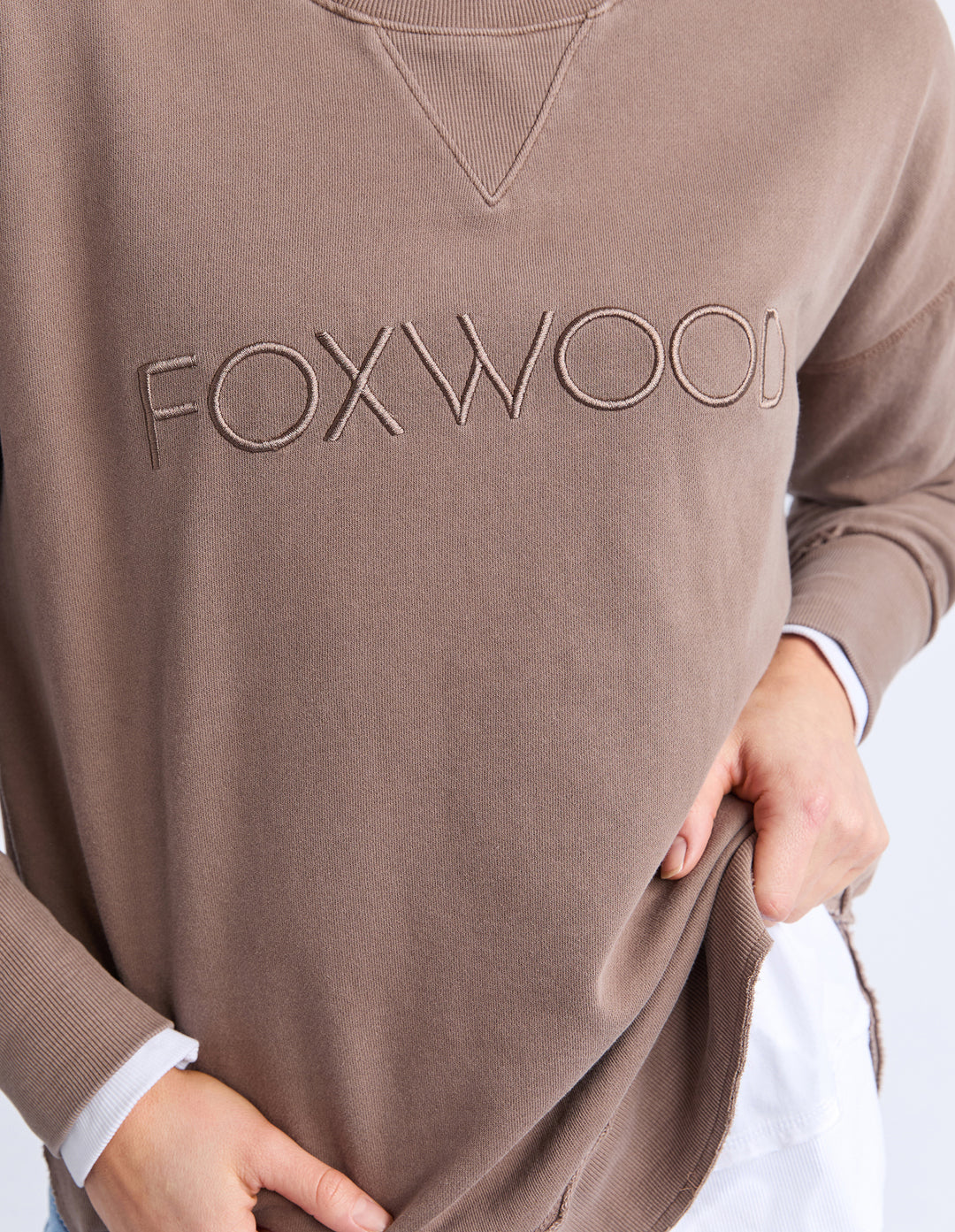 Foxwood | Simplified Crew - Chocolate Brown