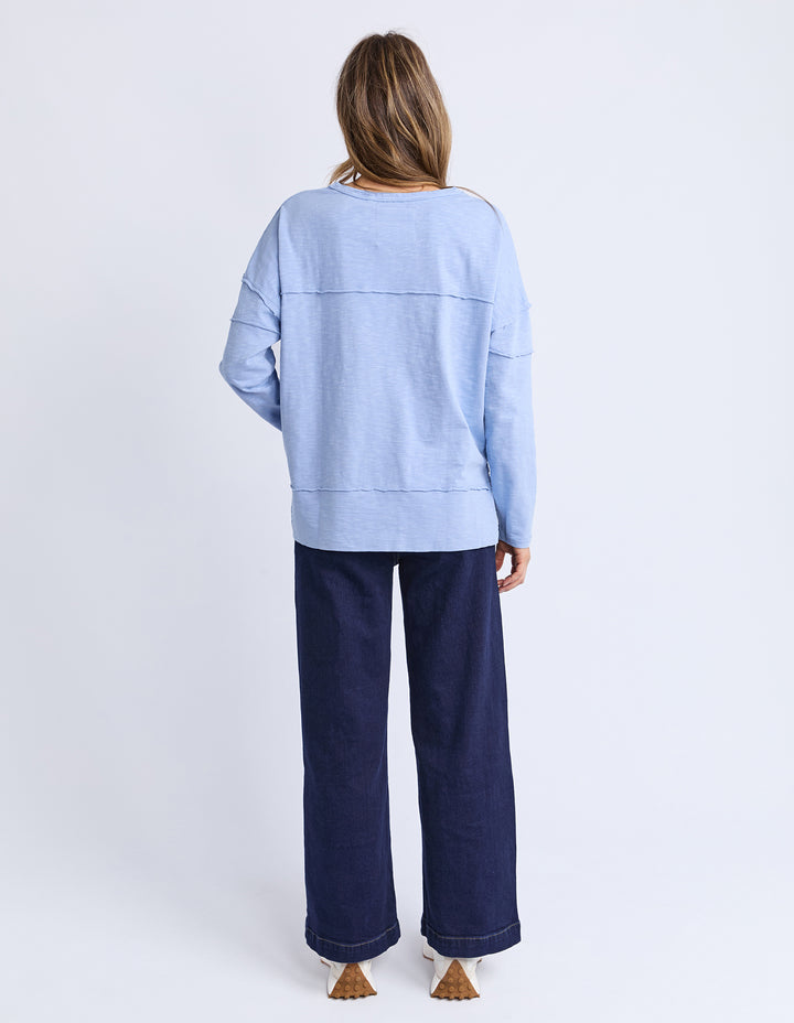 Foxwood | Jayne Throw On Top - Light Blue