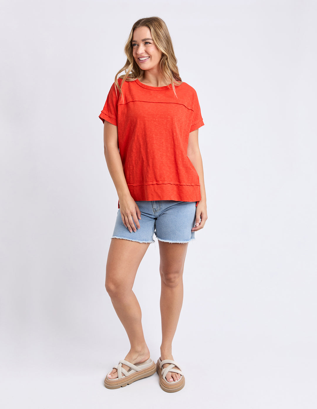 Foxwood | Allison Tee - Tangelo