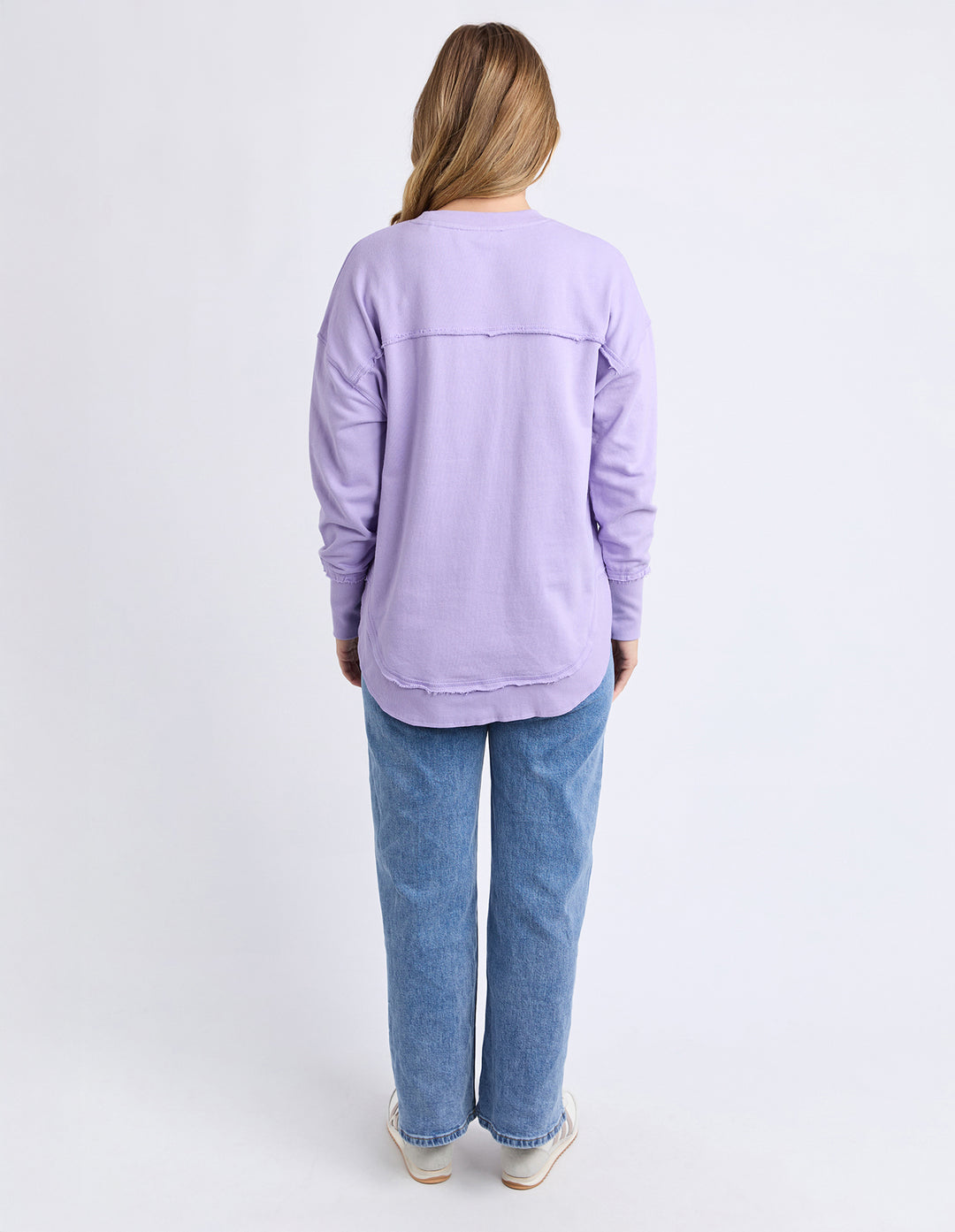 Foxwood | Simplifed Metallic Crew - Lavender