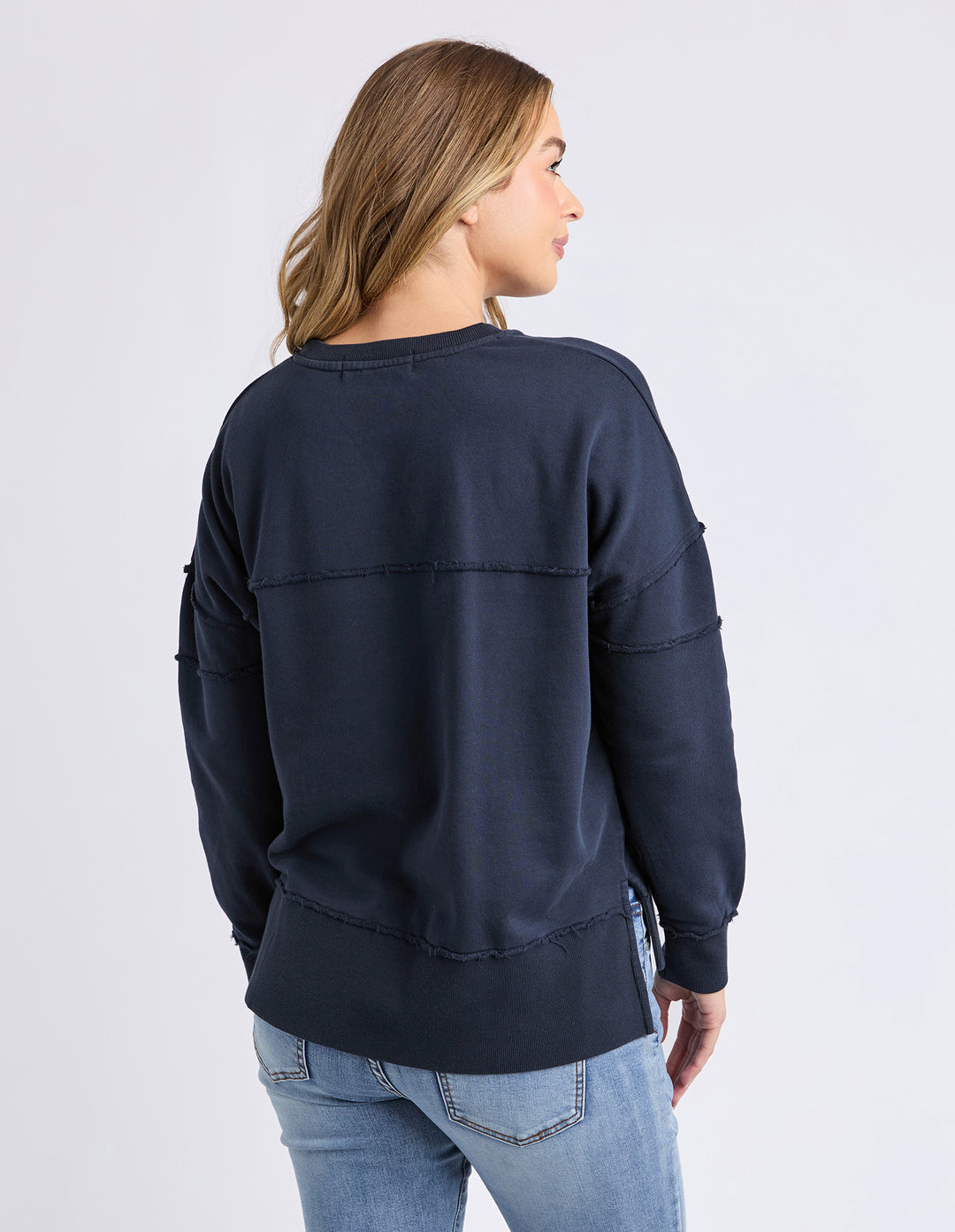 Foxwood | Jayne Throw on Fleece - Navy