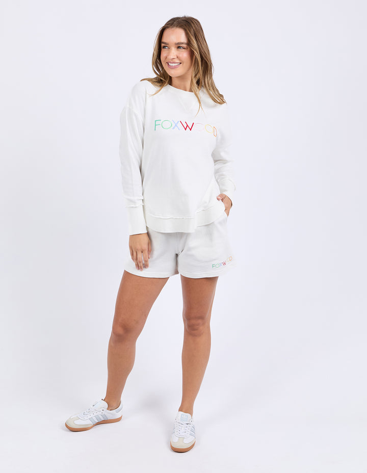 Foxwood | Simplified Confetti Crew - Vintage White