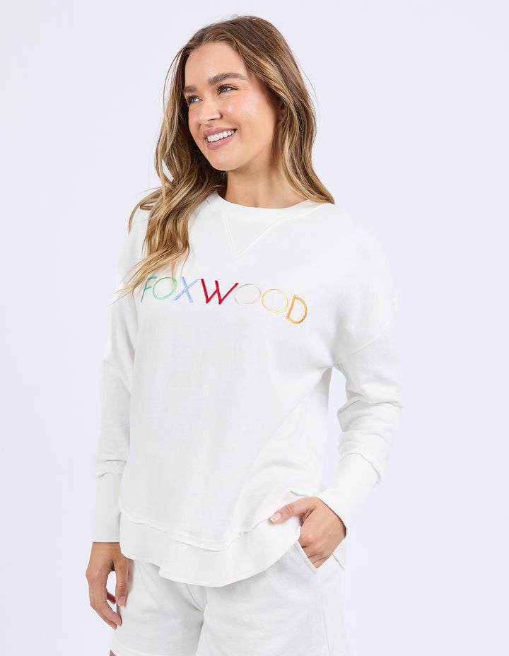 Foxwood | Simplified Confetti Crew - Vintage White
