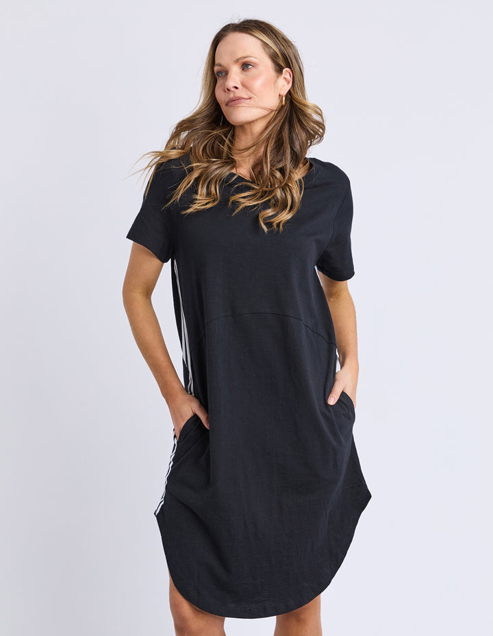 Fowxood | Bay Tape Dress - Black