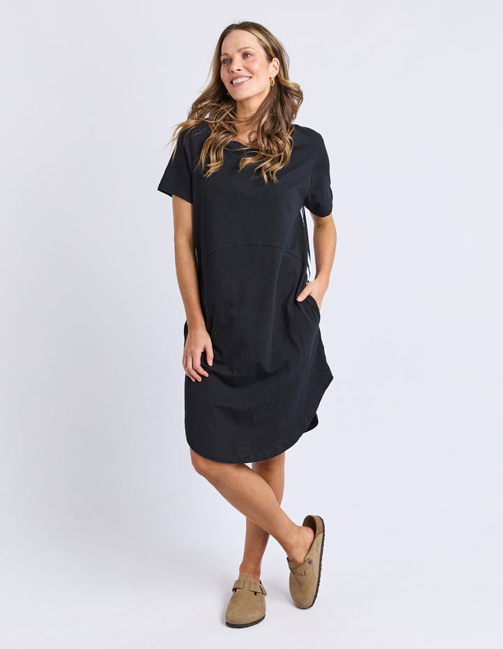 Fowxood | Bay Tape Dress - Black
