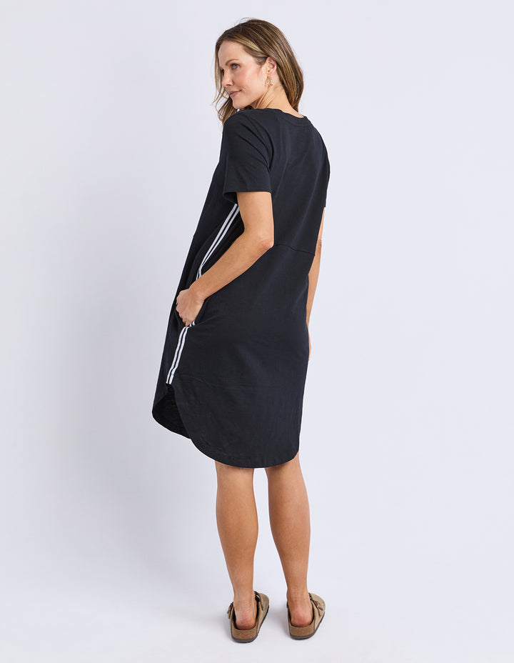Fowxood | Bay Tape Dress - Black