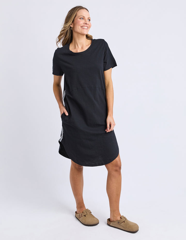 Fowxood | Bay Tape Dress - Black