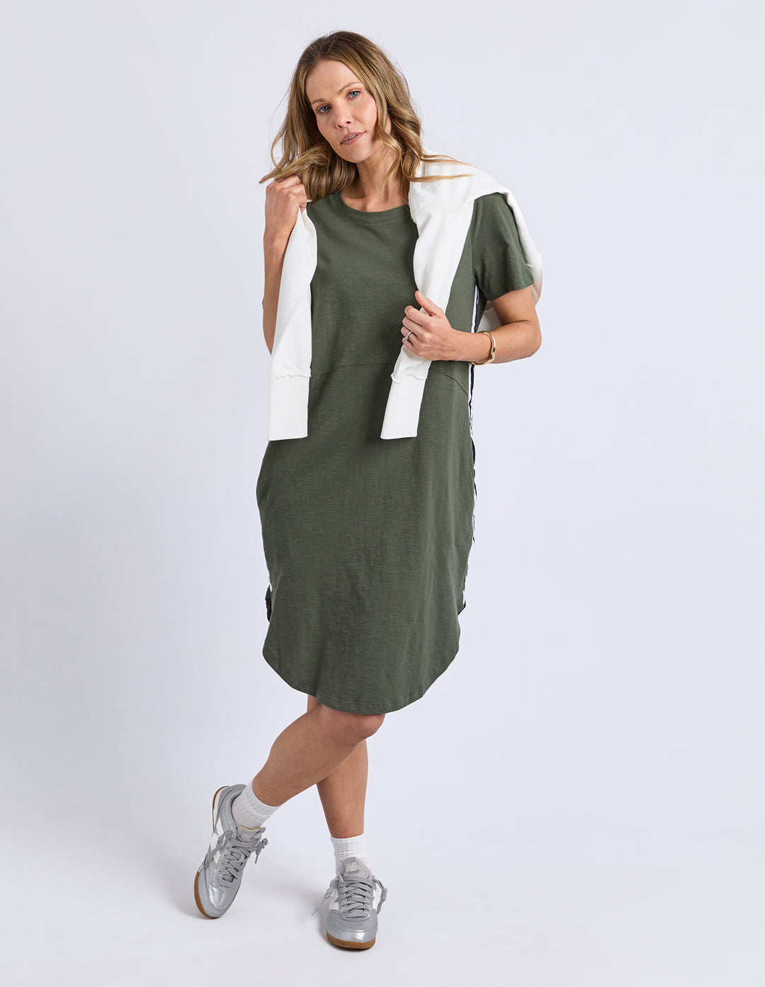 Foxwood | Bay Tape Dress - Khaki