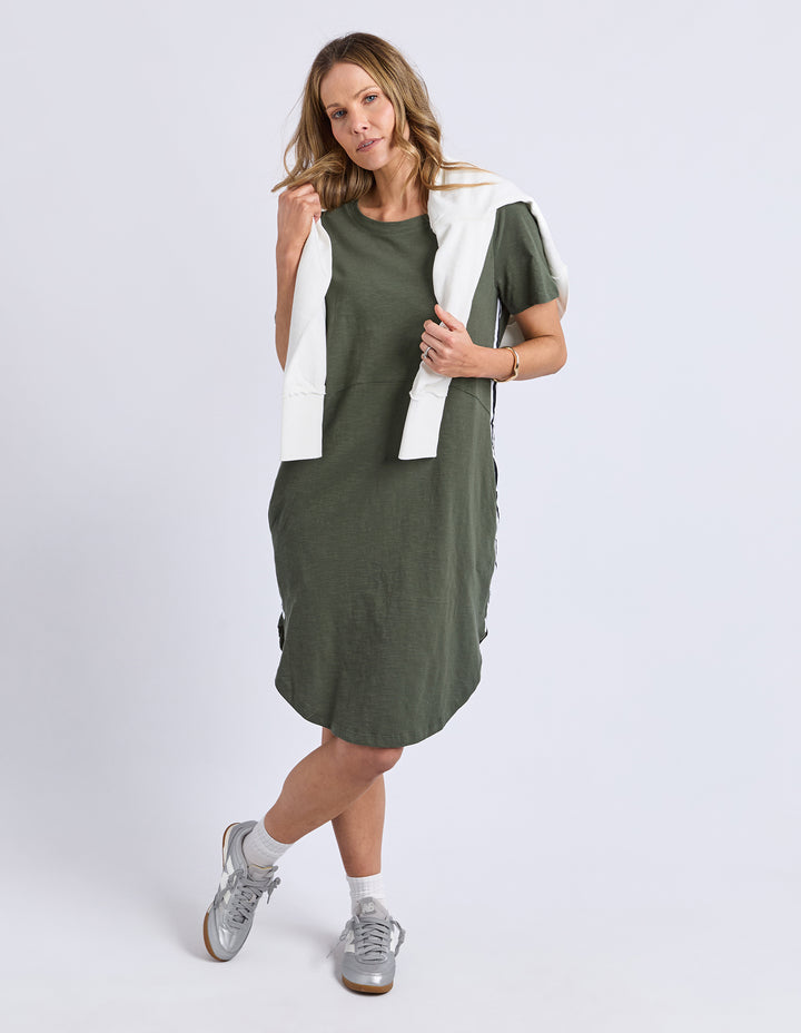 Foxwood | Bay Tape Dress - Khaki