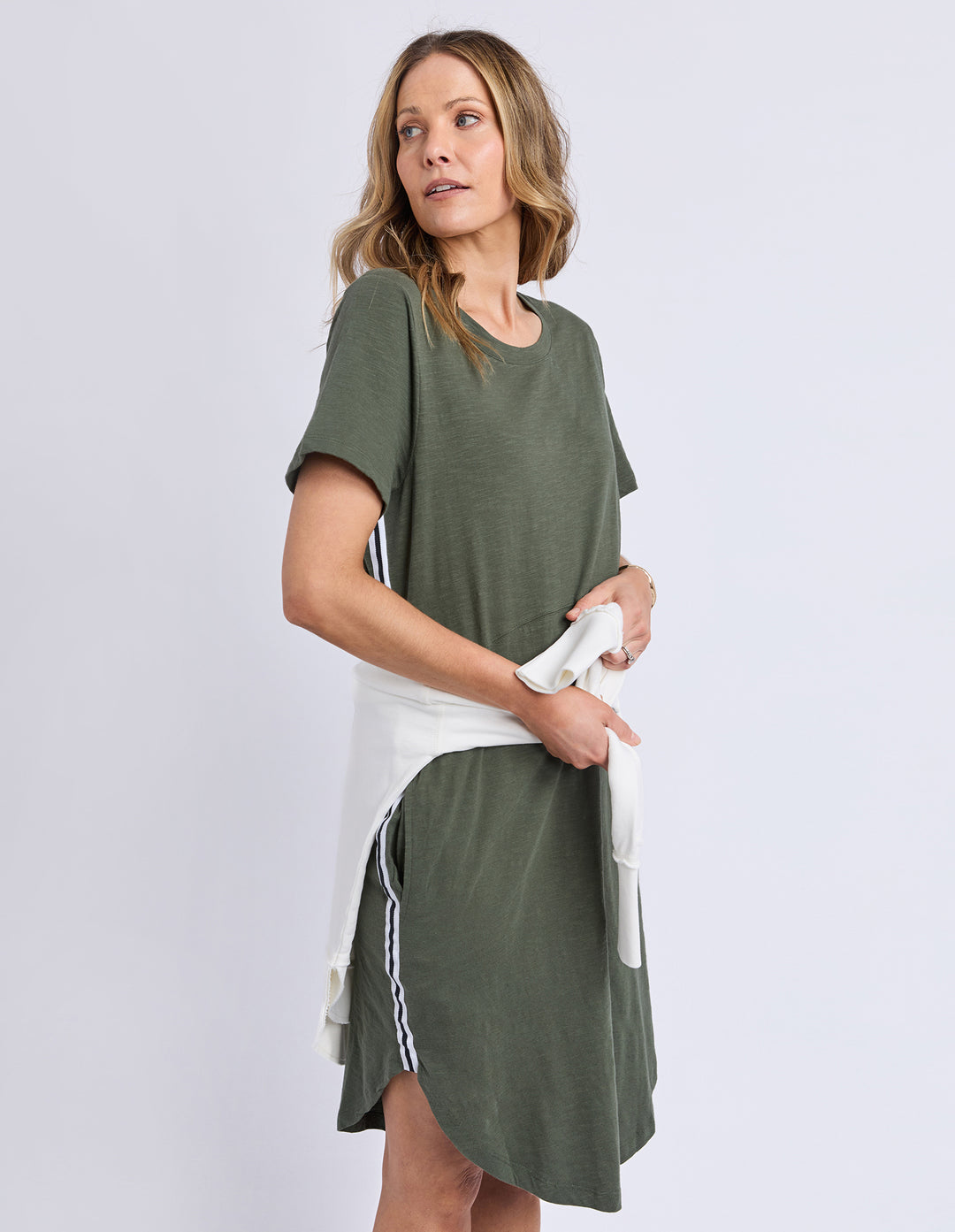 Foxwood | Bay Tape Dress - Khaki
