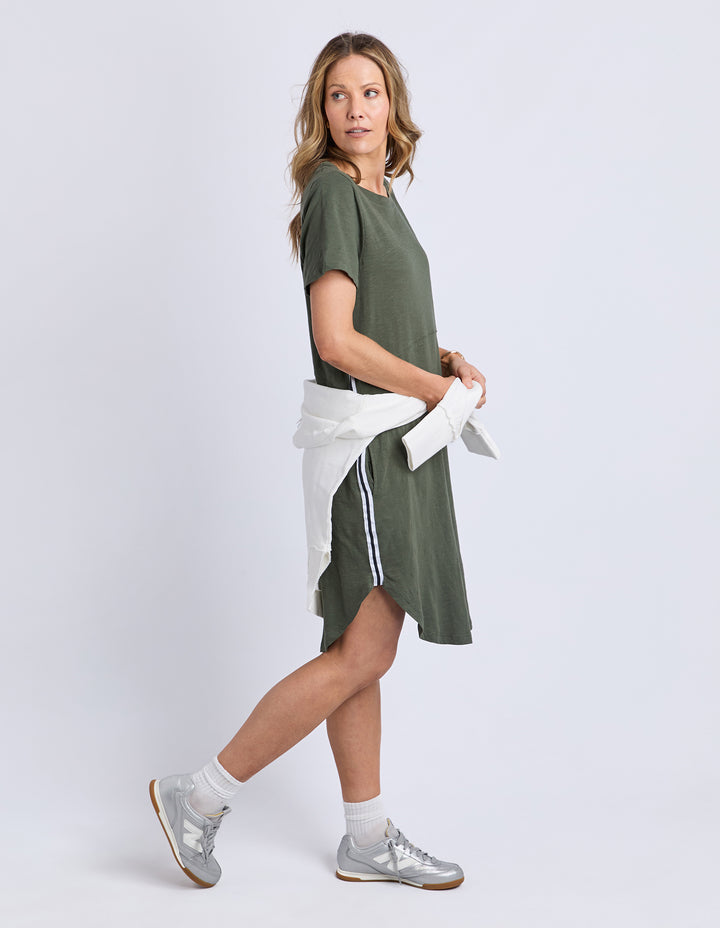 Foxwood | Bay Tape Dress - Khaki