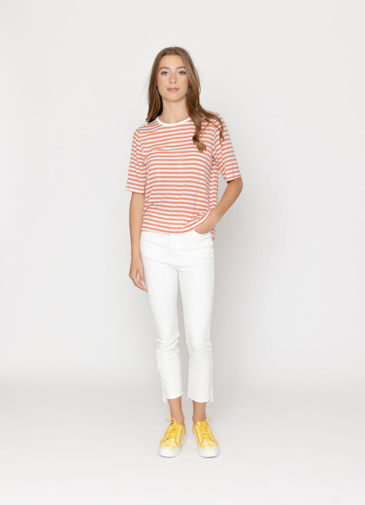 Two by Two | Hope Tee - Pink Stripe