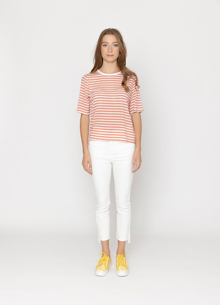 Two by Two | Hope Tee - Pink Stripe