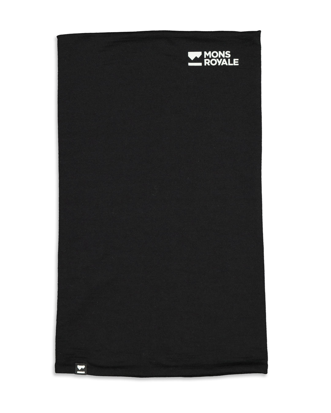 Mons Royale | Unisex Double up Neckwarmer - Black