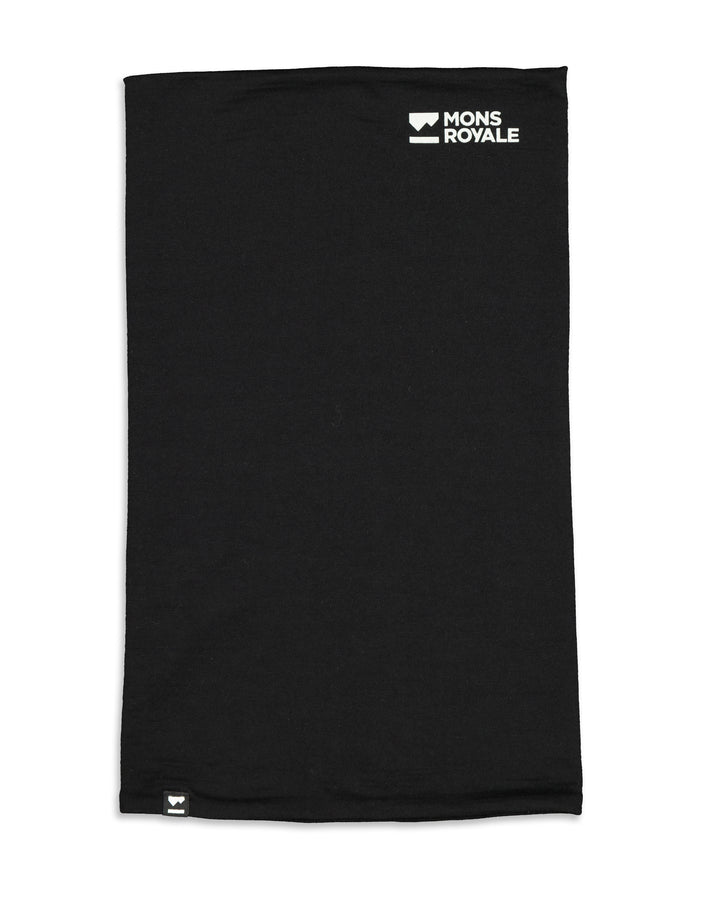 Mons Royale | Unisex Double up Neckwarmer - Black