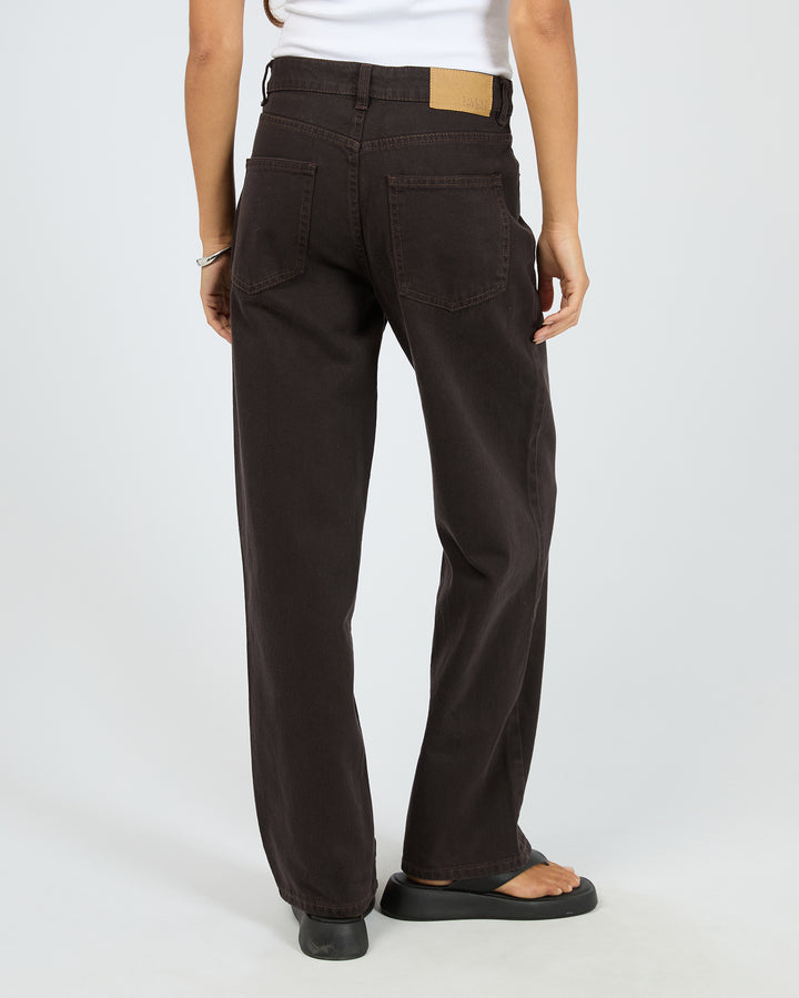 Silent Theory | Jade Baggy Jean - Chocolate