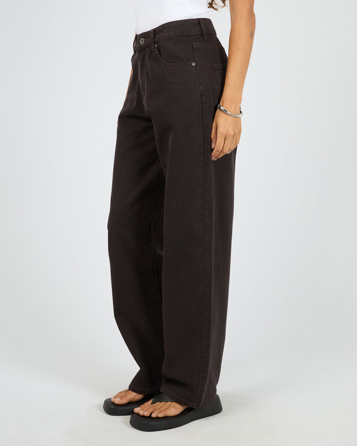 Silent Theory | Jade Baggy Jean - Chocolate