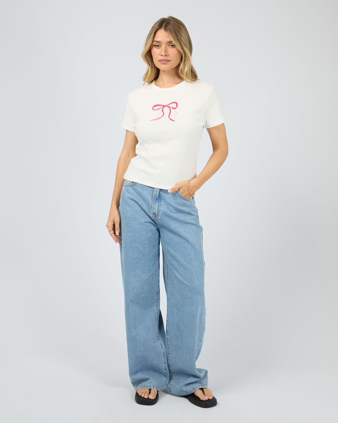 AAE | Postal Baby Tee - Vintage White