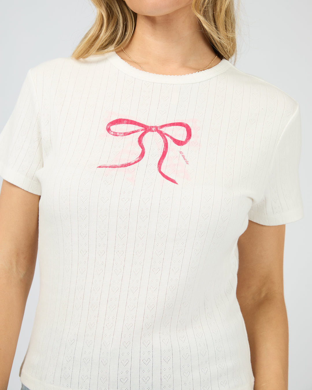 AAE | Postal Baby Tee - Vintage White