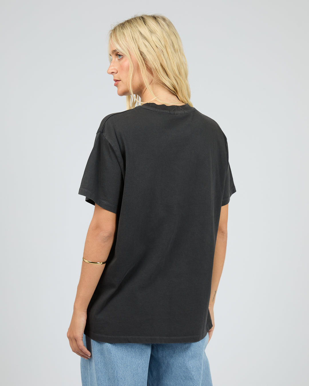 AAE | Wild Cherry  Relaxed Tee - Washed Black